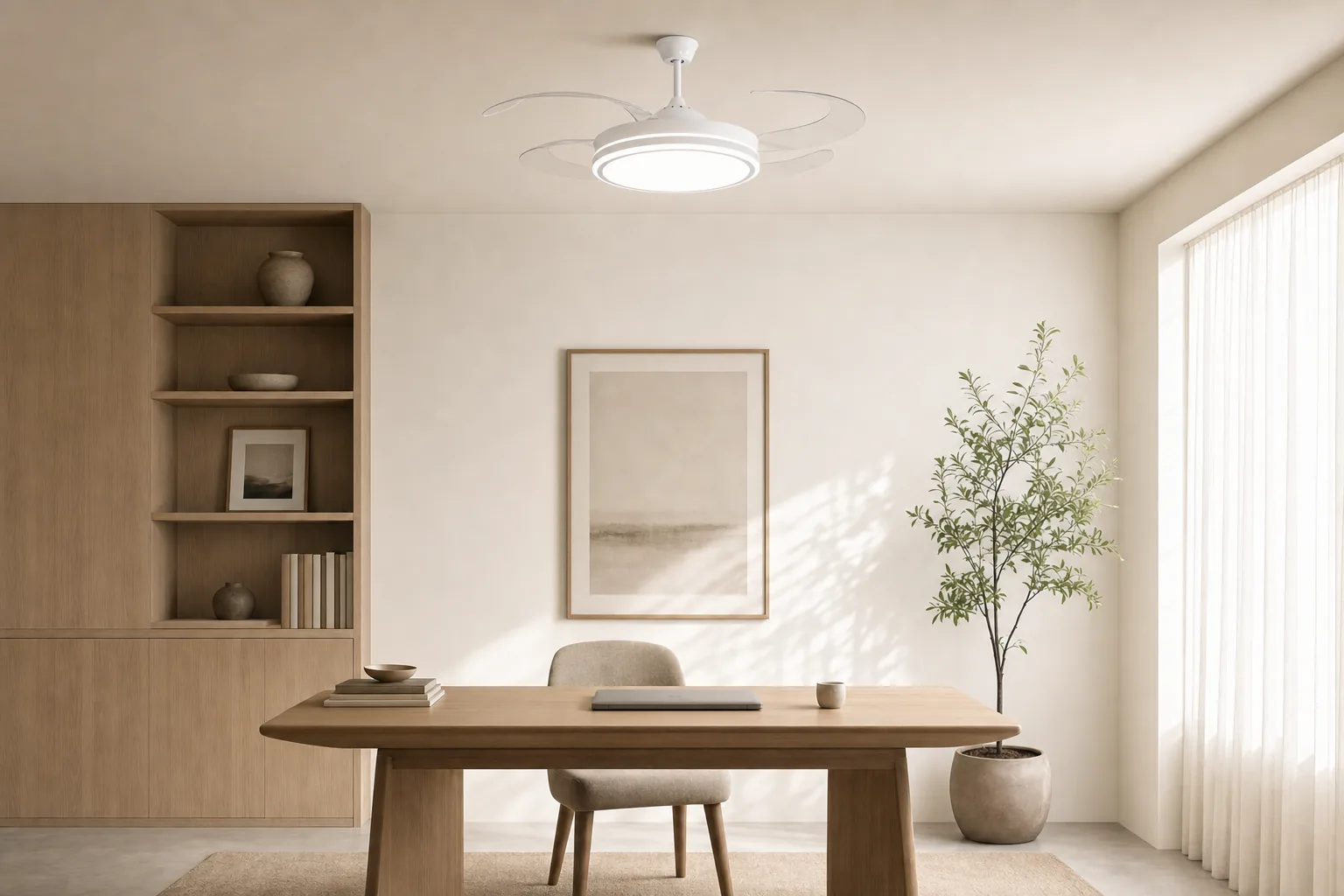 Niedrige Decke von 2,40 m: welcher Deckenventilator ohne Verlust an Kopffreiheit?